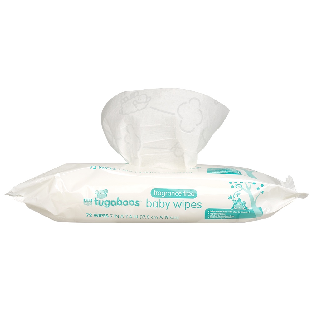 slide 3 of 3, Rite Aid Tugaboos Baby Wipes Refill, Fragrance Free, 360 ct
