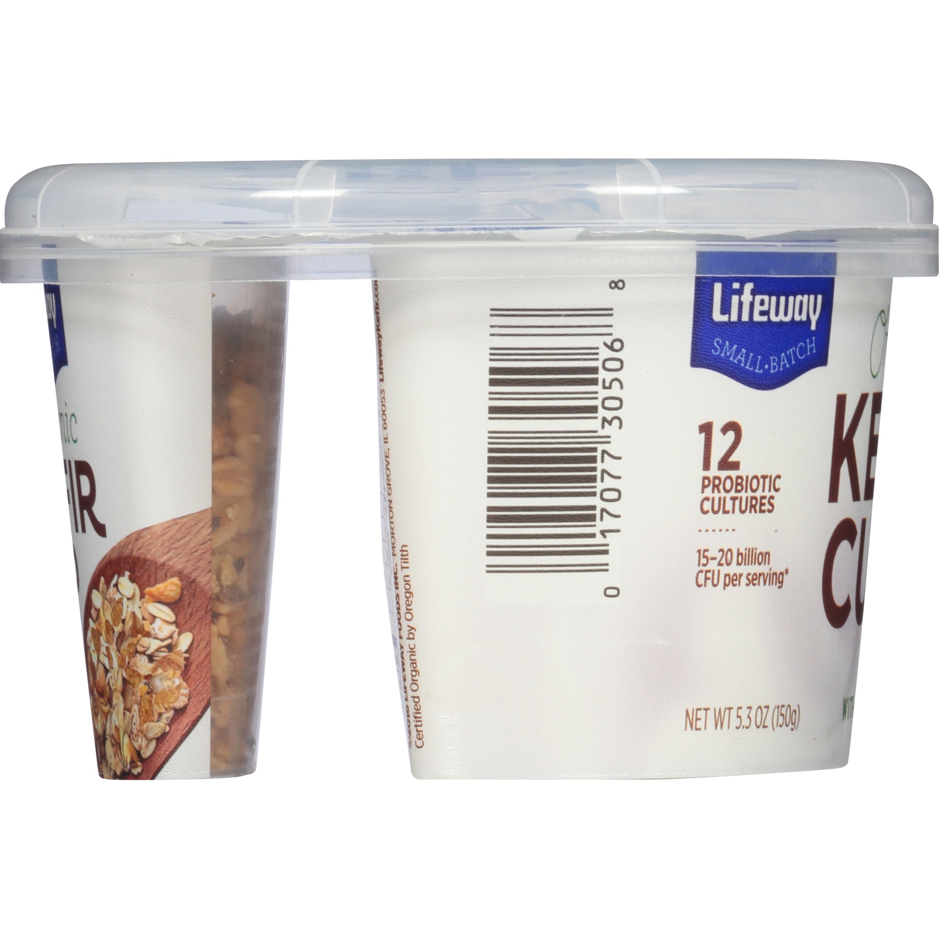 slide 2 of 6, Lifeway Organic Granola Kefir Cup, 5.3 oz