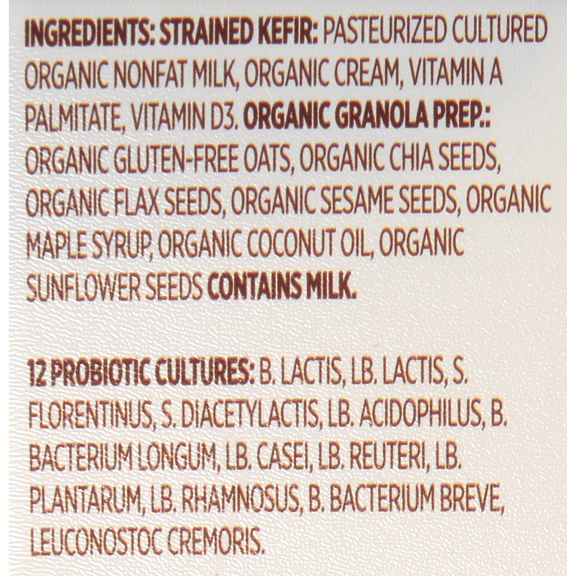 slide 6 of 6, Lifeway Organic Granola Kefir Cup, 5.3 oz