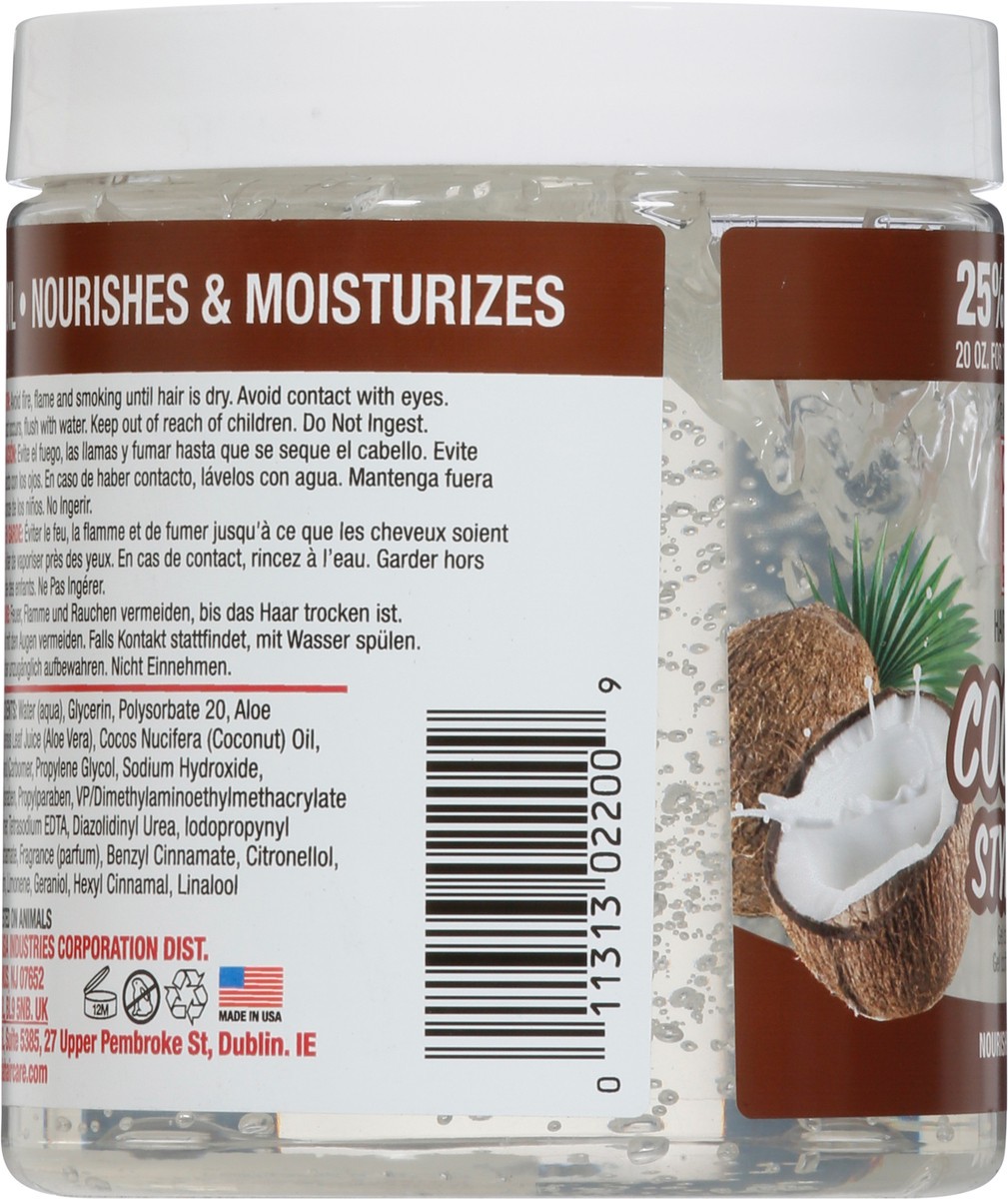 slide 3 of 11, Fantasia IC Hair Polisher Coconut Styling Gel 20 oz, 20 oz
