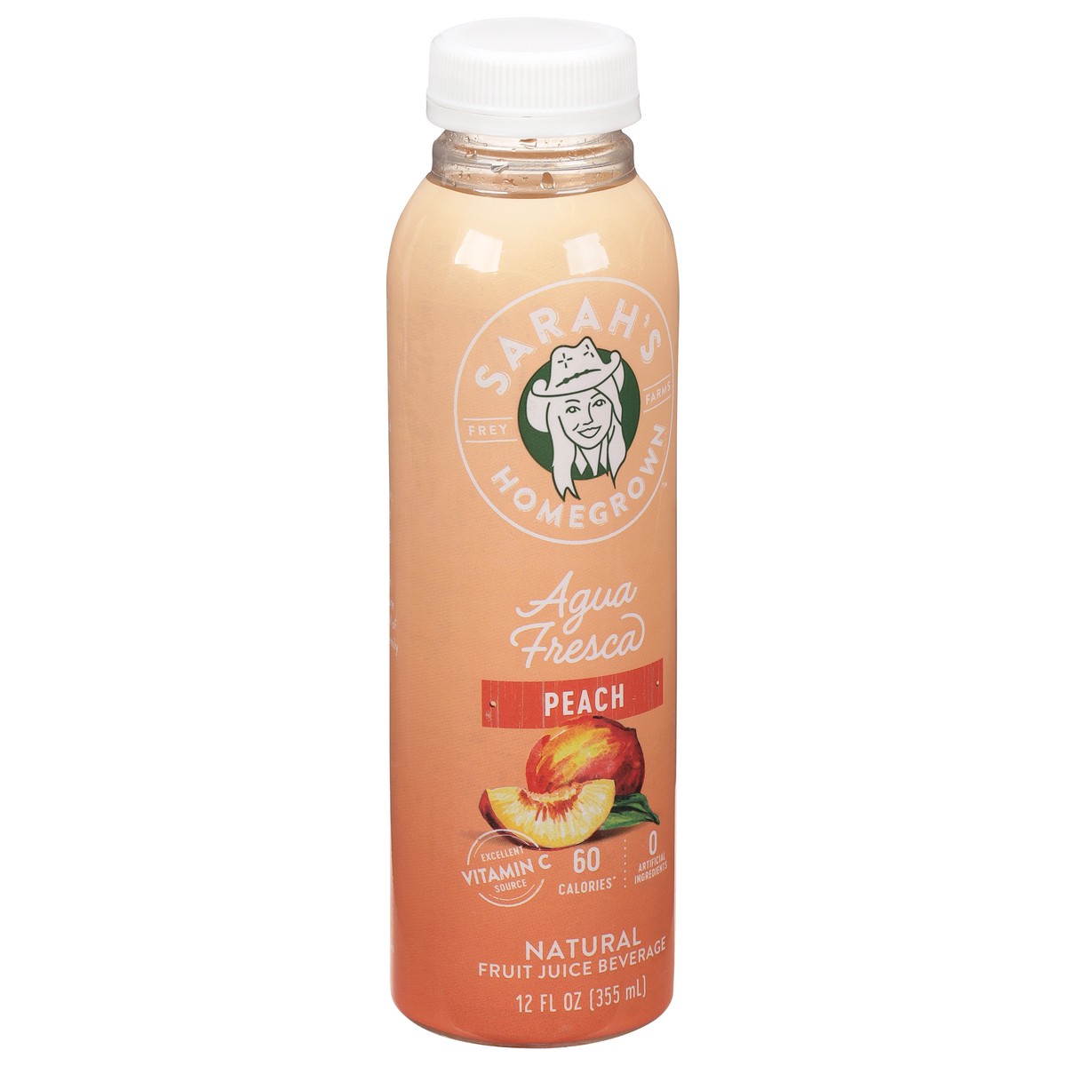 slide 4 of 9, Sarah's Homegrown Natural Peach Agua Fresca - 12 fl oz, 12 fl oz