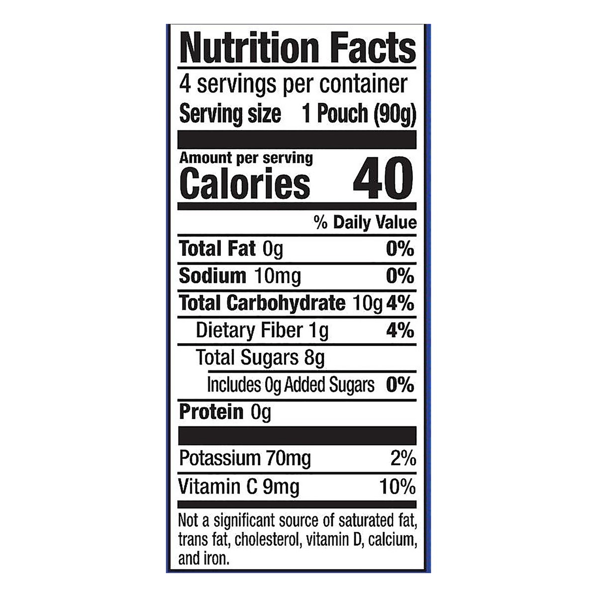 slide 2 of 6, Mott's Motts Blueberry Applesauce Pouch 4Pk, 12.8 oz