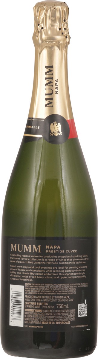 slide 9 of 11, Mumm Napa Prestige Cuvee, 750 ml