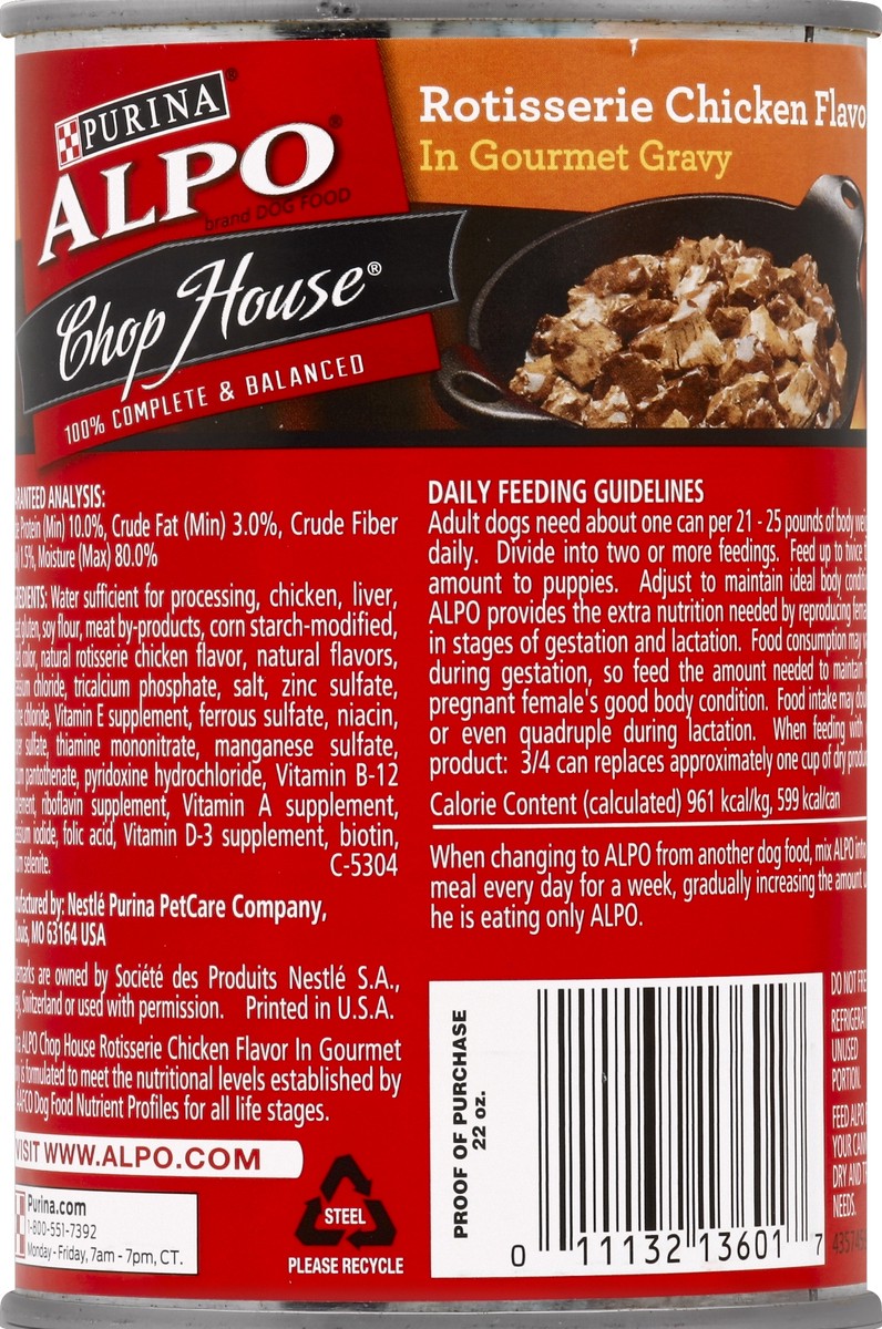 slide 3 of 3, Purina Alpo Dog Food, Chop House Rotisserie, 22 oz