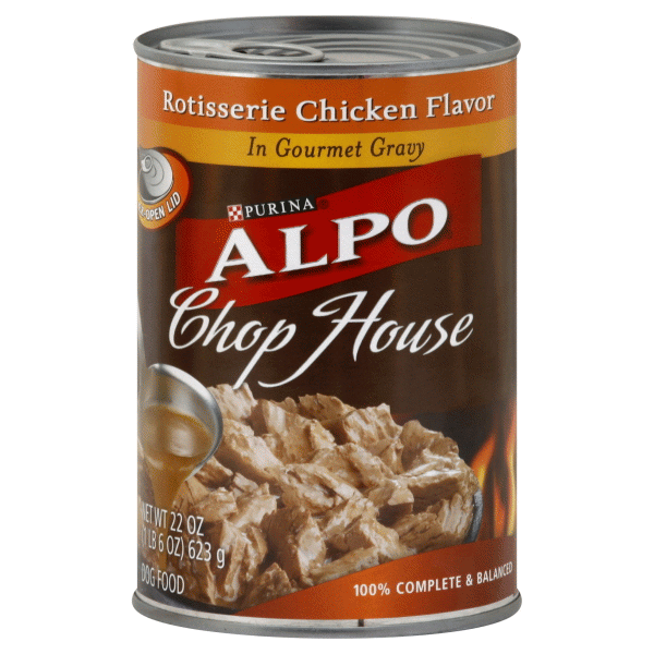 slide 1 of 3, Purina Alpo Dog Food, Chop House Rotisserie, 22 oz