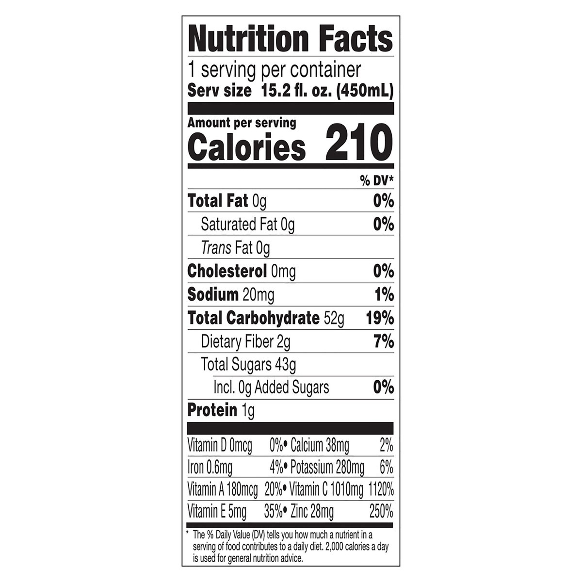 slide 5 of 5, Bolthouse Farms Immunity Smoothie, Mango Cherry C-Boost, 15.2 fl. oz. Bottle, 15.2 oz