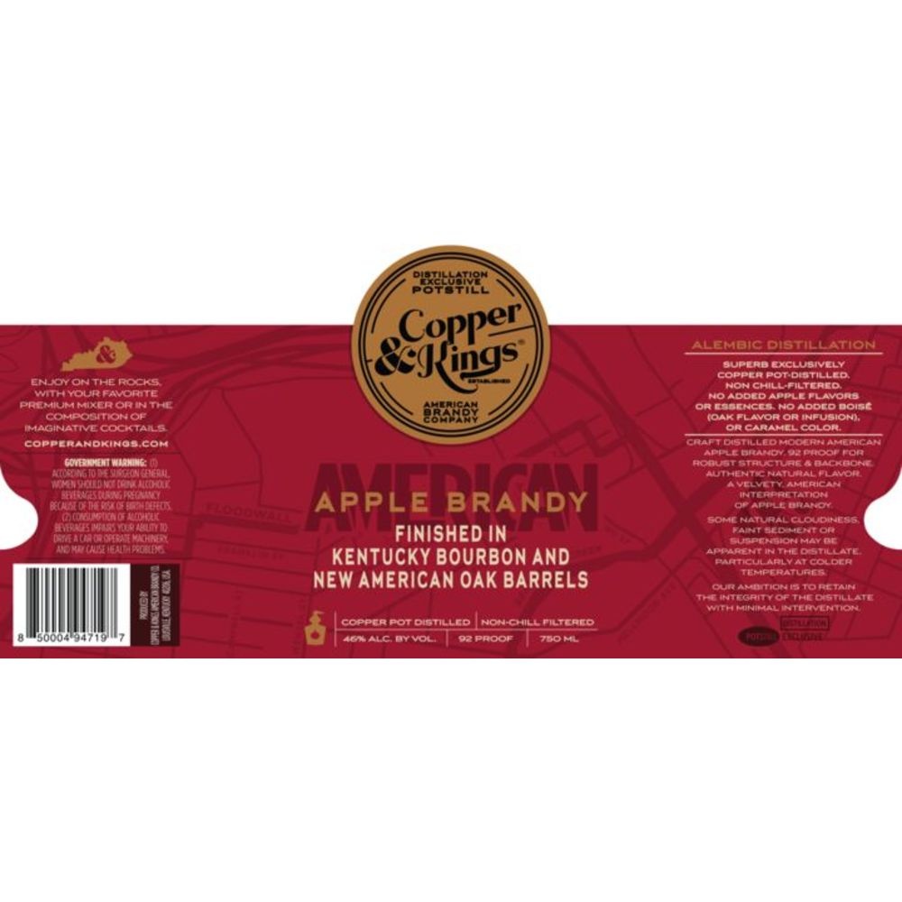 slide 2 of 3, Copper & Kings American Apple Brandy, 750 ml