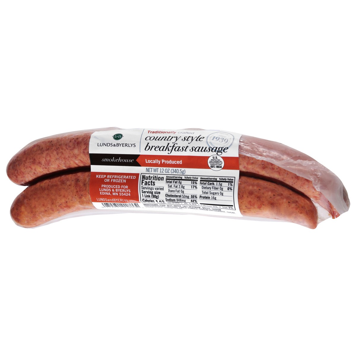 slide 9 of 13, Lunds & Byerlys Country Style Breakfast Sausage 12 oz, 12 oz