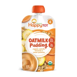 Happy Tot Organics Stage 4 Oatmilk Pudding Bananas & Sweet Potatoes