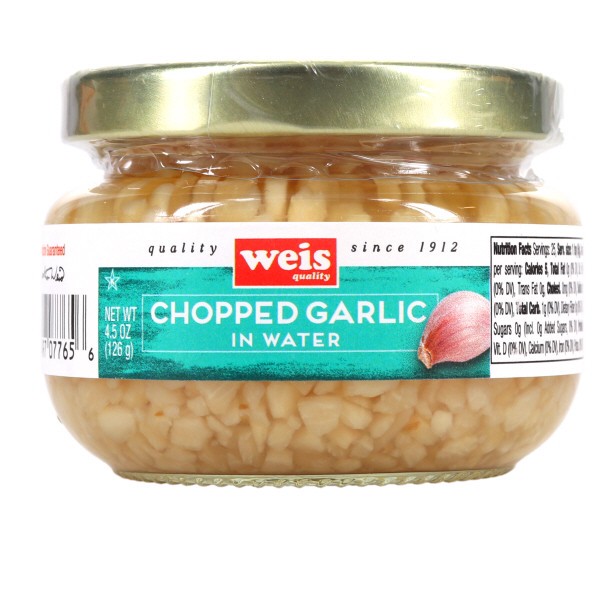 slide 1 of 1, Garlic Chopped, 4.5 oz