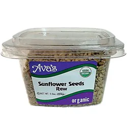 Ava's  Ava Organic Sunflower Seeds - 9.5 OZ