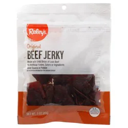 Raley's Original Beef Jerky 3 oz