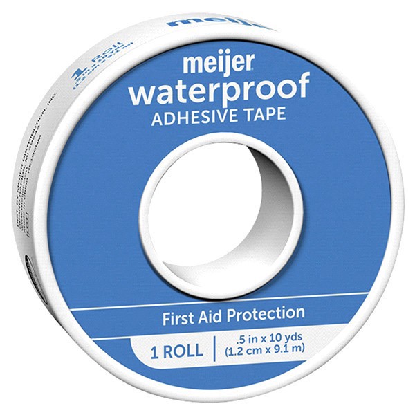 slide 8 of 9, Meijer Waterproof Adhesive Tape, 0.5 in x 10 yds, 1 CT      