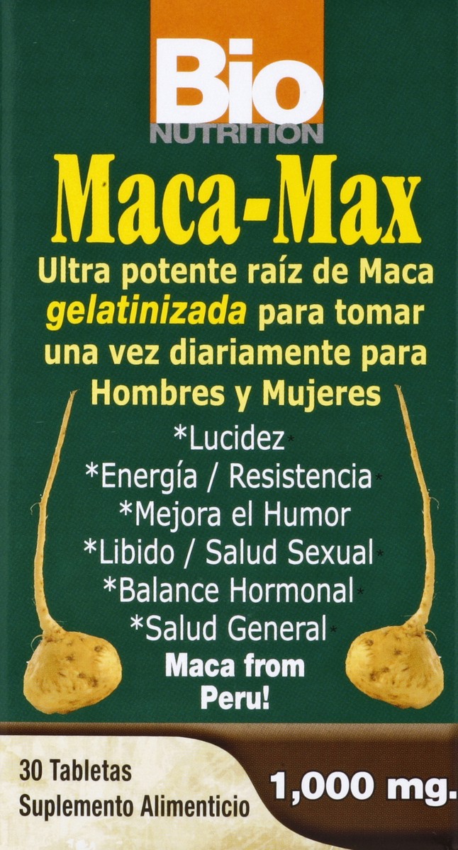 slide 4 of 4, Bio Nutrition Bio Nutr Maca Max, 30 ct