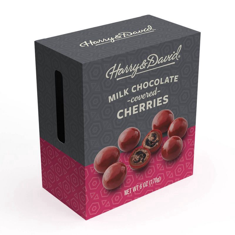 slide 2 of 4, Harry & David Milk Chocolate Cherries, 6 oz