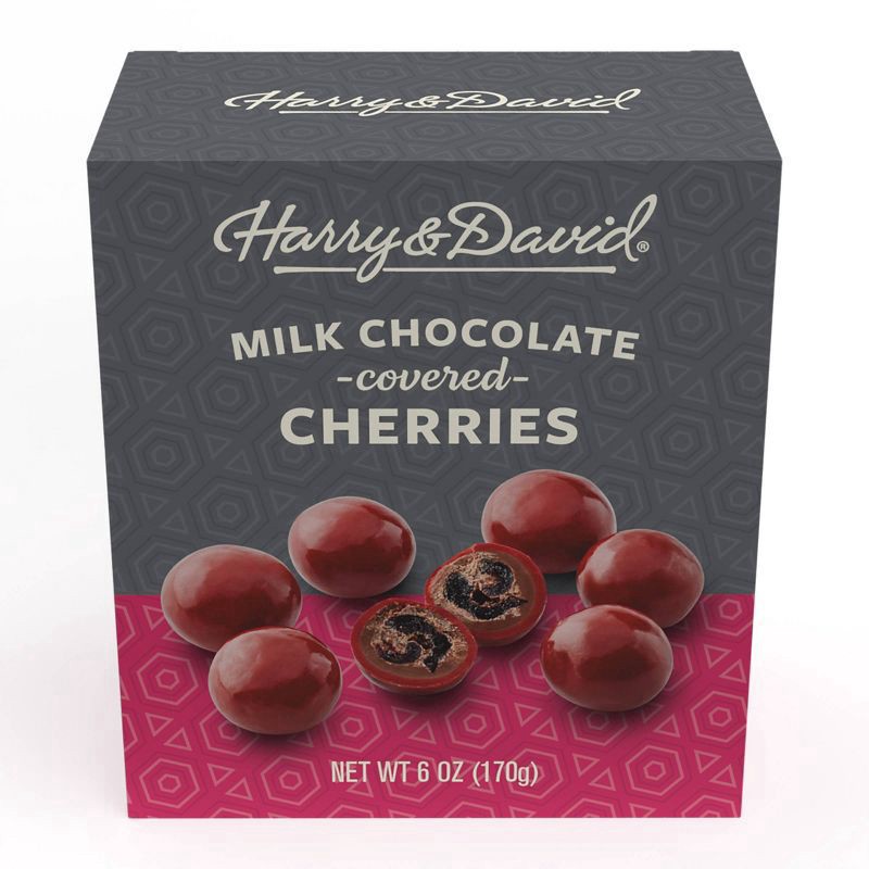 slide 1 of 4, Harry & David Milk Chocolate Cherries, 6 oz