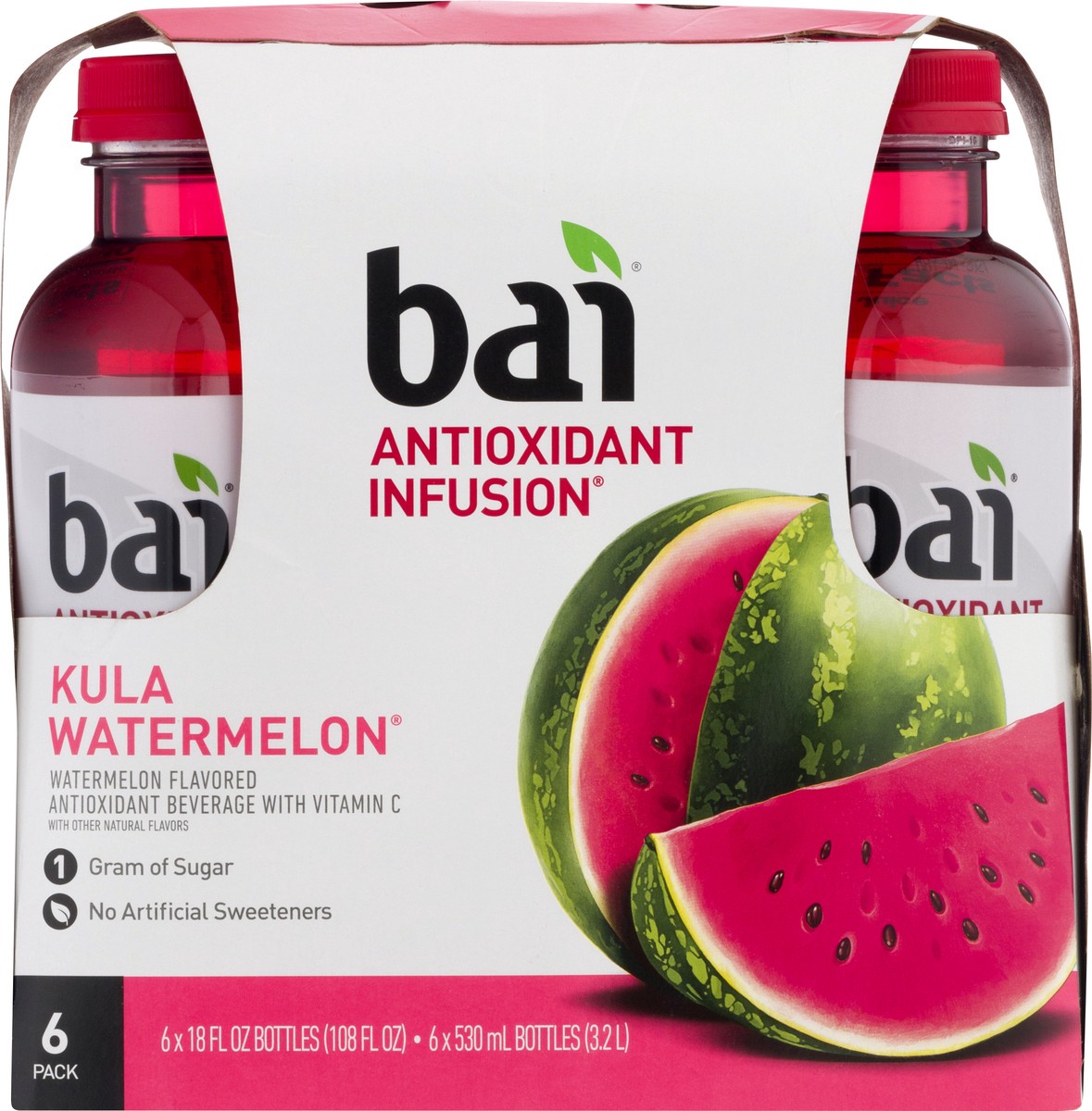 slide 2 of 13, Bai Infusion Kula Watermelon 6Pk, 108 fl o