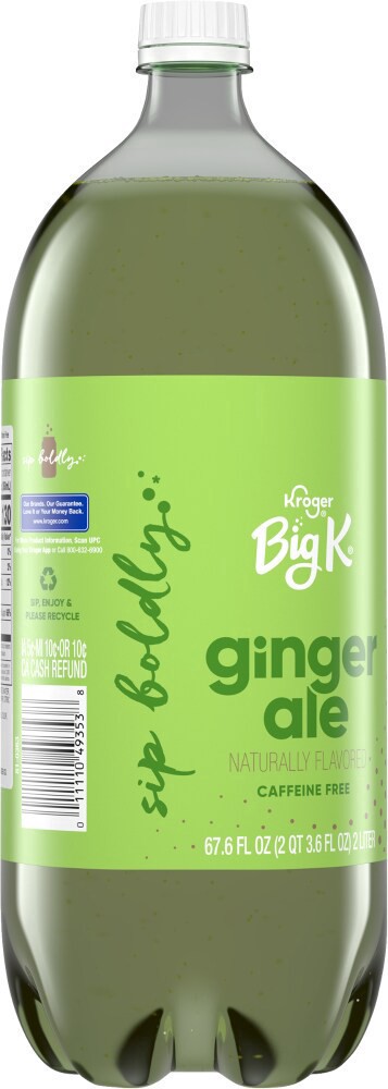 slide 2 of 4, Big K Ginger Ale Soda, 2 liter