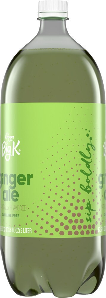 slide 4 of 4, Big K Ginger Ale Soda, 2 liter
