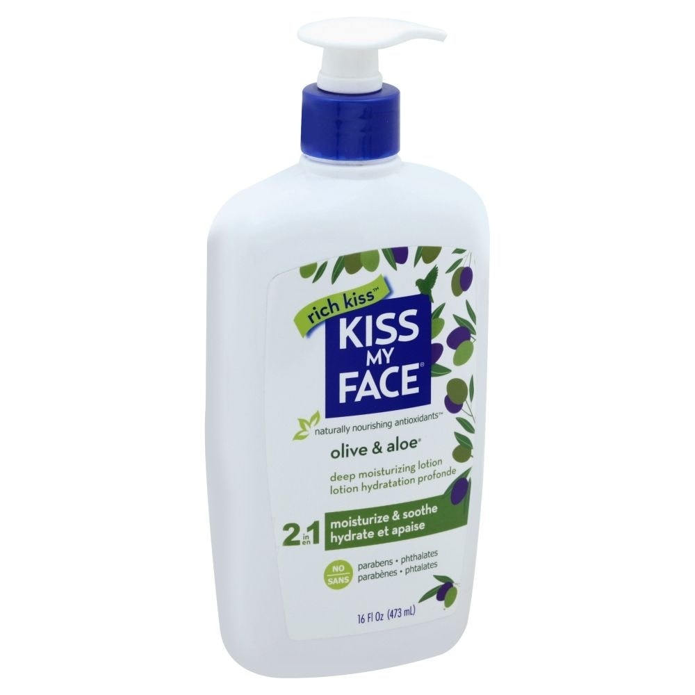 slide 1 of 1, Kiss My Face Olive Aloe Moisturizer, 16 fl oz