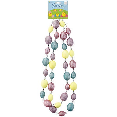 slide 1 of 1, FC Young Glitter Eggs Easter Garland, 6 ft