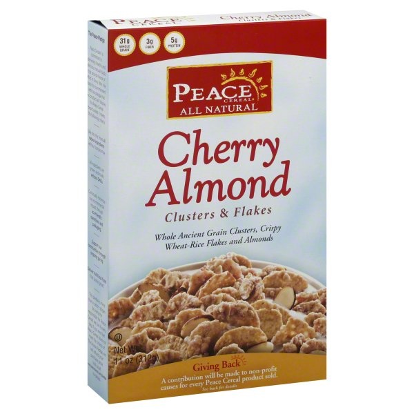 slide 1 of 1, Peace Cereal Cherry Almond, 1 ct