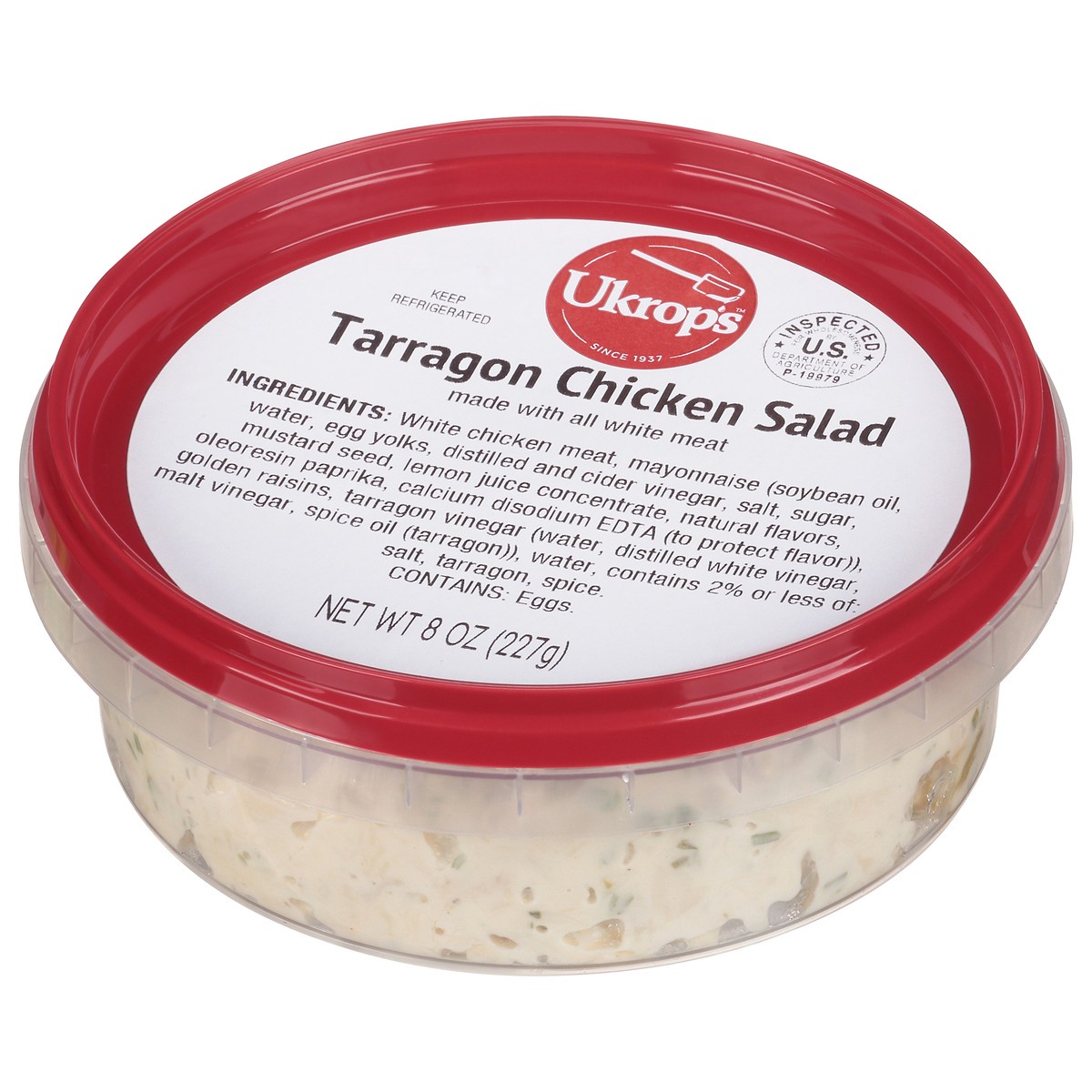 slide 12 of 13, Ukrop's Tarragon Chicken Salad, 8 oz