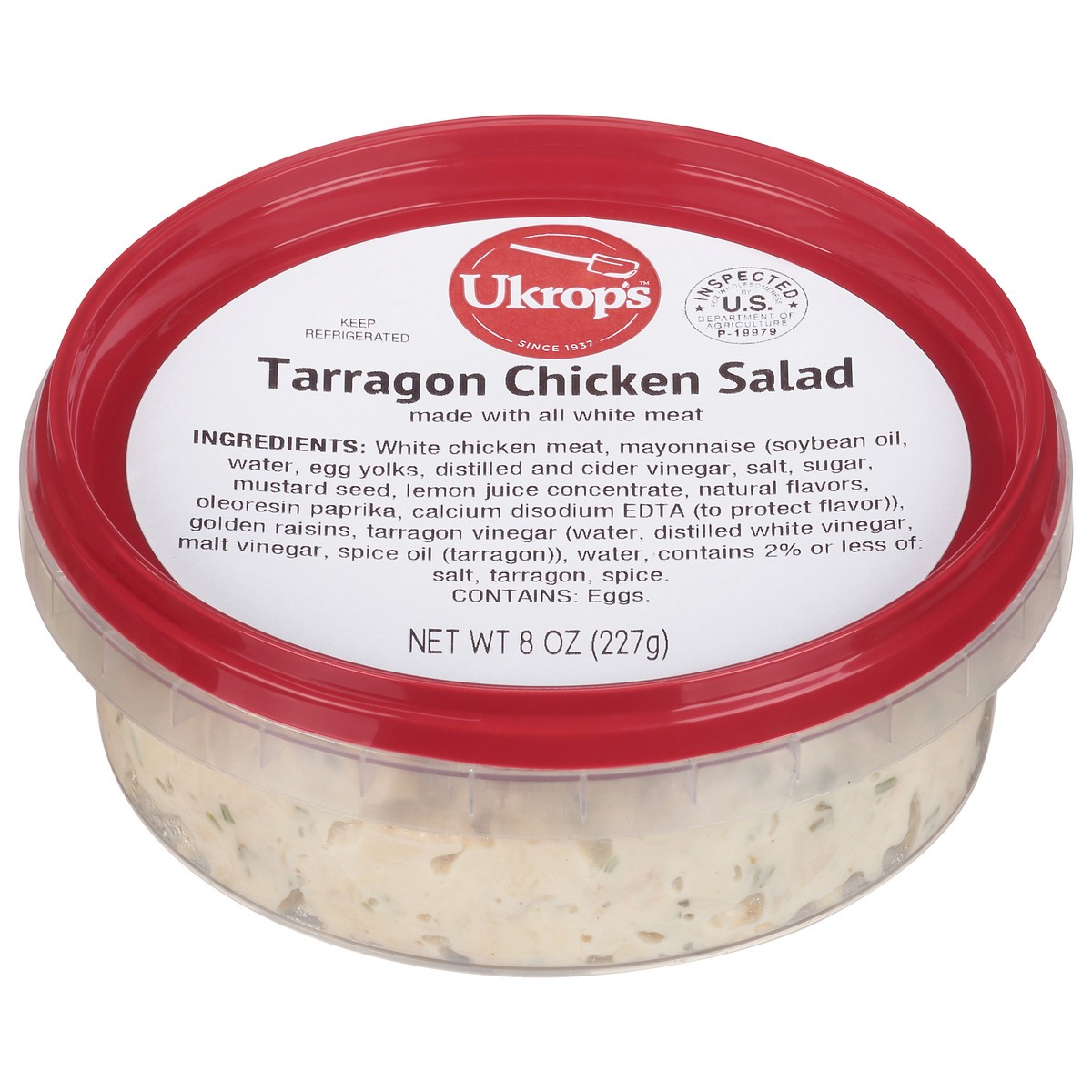 slide 6 of 13, Ukrop's Tarragon Chicken Salad, 8 oz