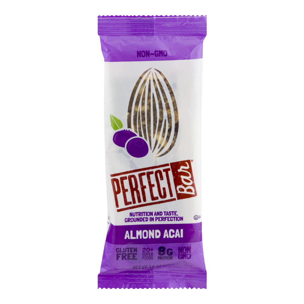 slide 1 of 5, Perfect Bar Almond Acai, 1.6 oz