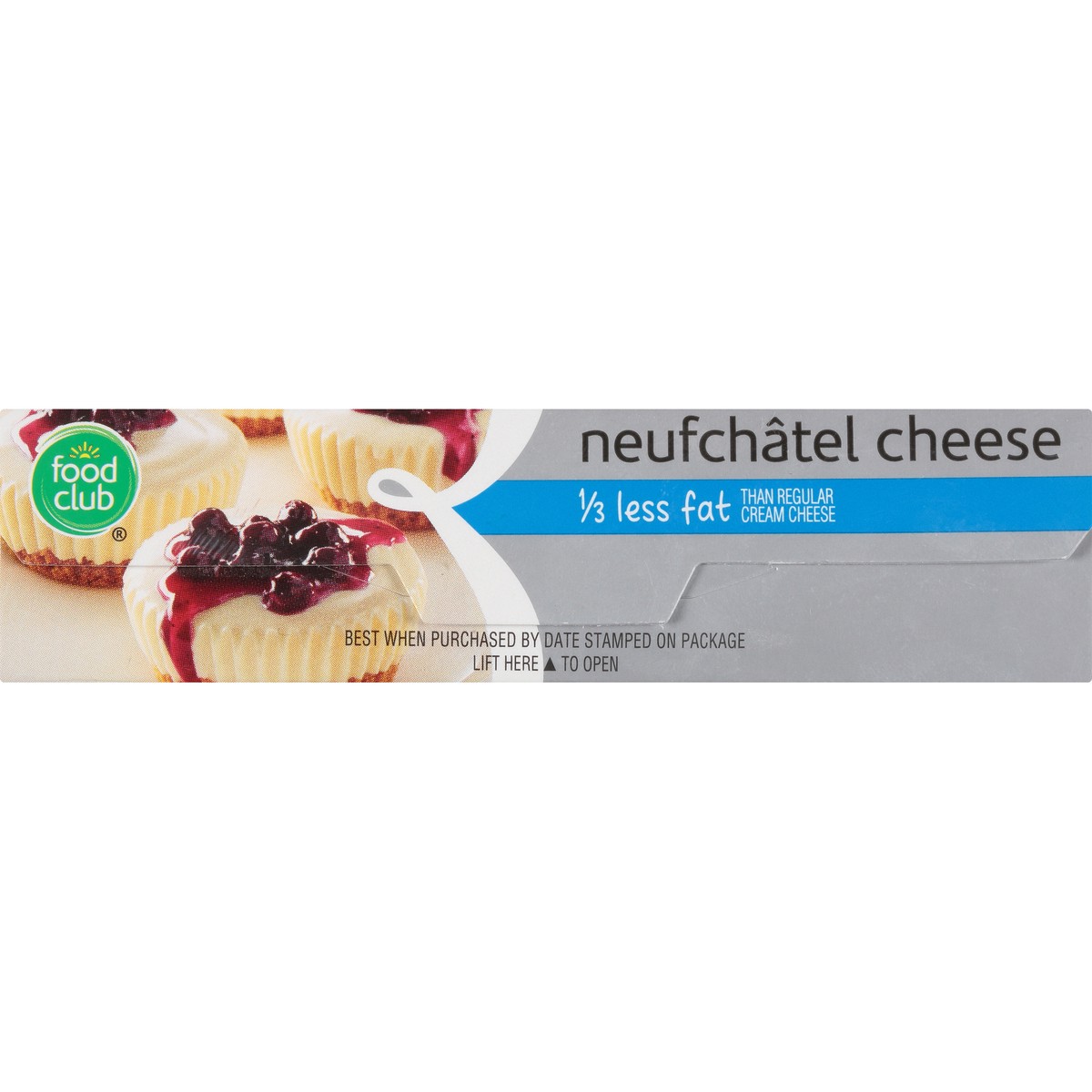 slide 7 of 9, Food Club Neufchatel Cheese, 8 oz