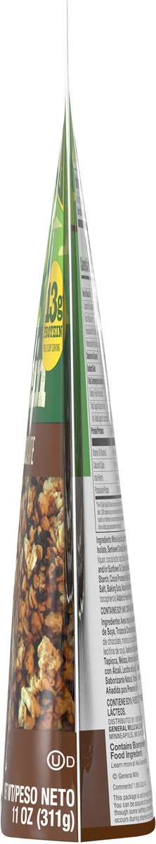 slide 7 of 13, Nature Valley Protein Granola, Oats and Dark Chocolate, Resealable Bag, 11 OZ, 11 oz