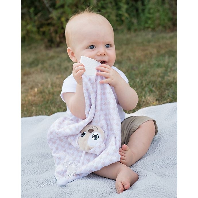 slide 5 of 5, BooginHead PaciPal Teether Blanket with Pacificer Holder - Tan, 1 ct