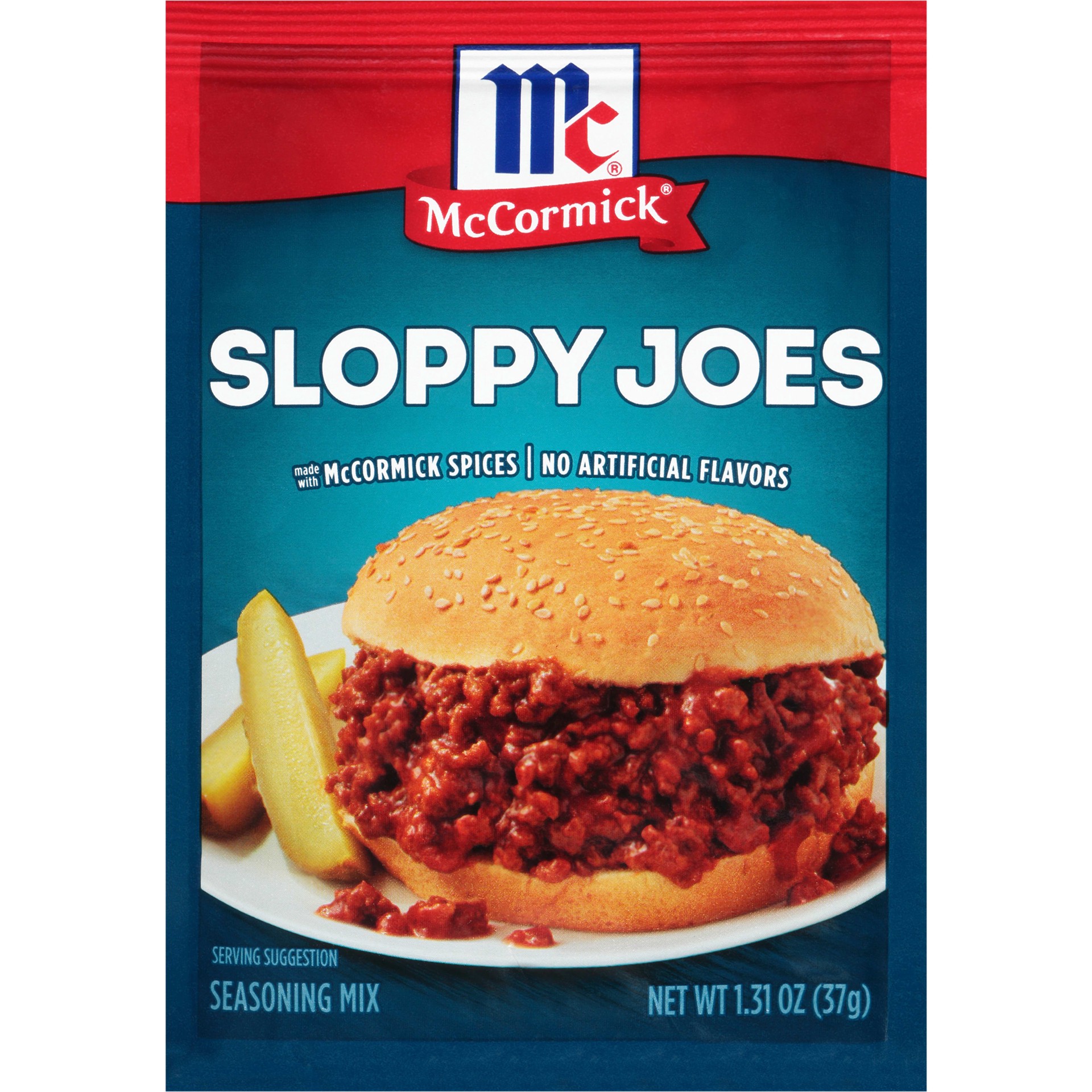 slide 1 of 5, McCormick Sloppy Joes Seasoning Mix, 1.31 oz