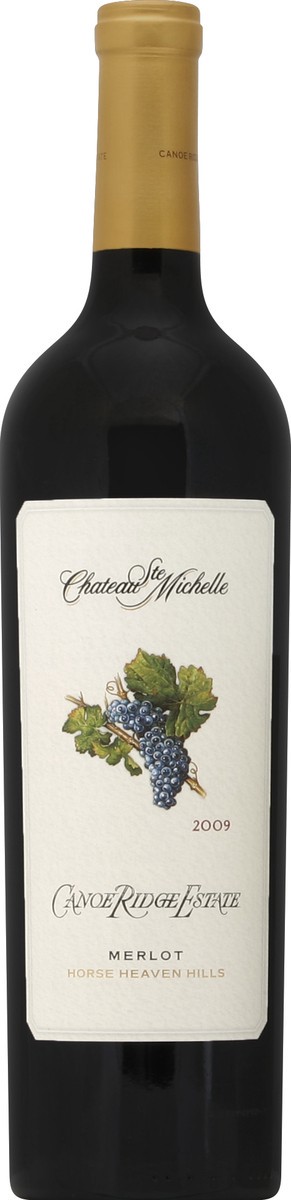 slide 2 of 2, Chateau Ste. Michelle Canoe Ridge Estate Merlot, Red Wine, 750 mL Bottle, 750 ml