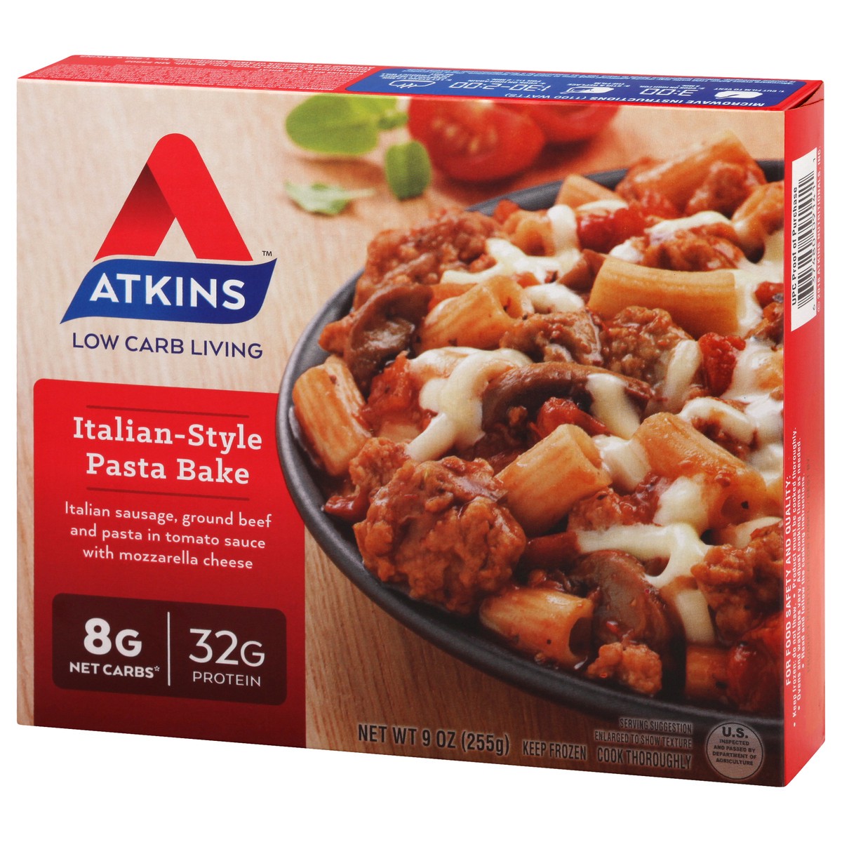 slide 2 of 13, Atkins Pasta, 9 oz