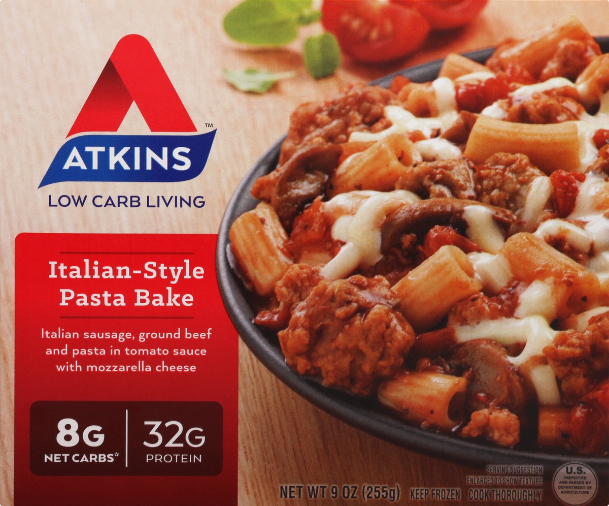 slide 13 of 13, Atkins Pasta, 9 oz