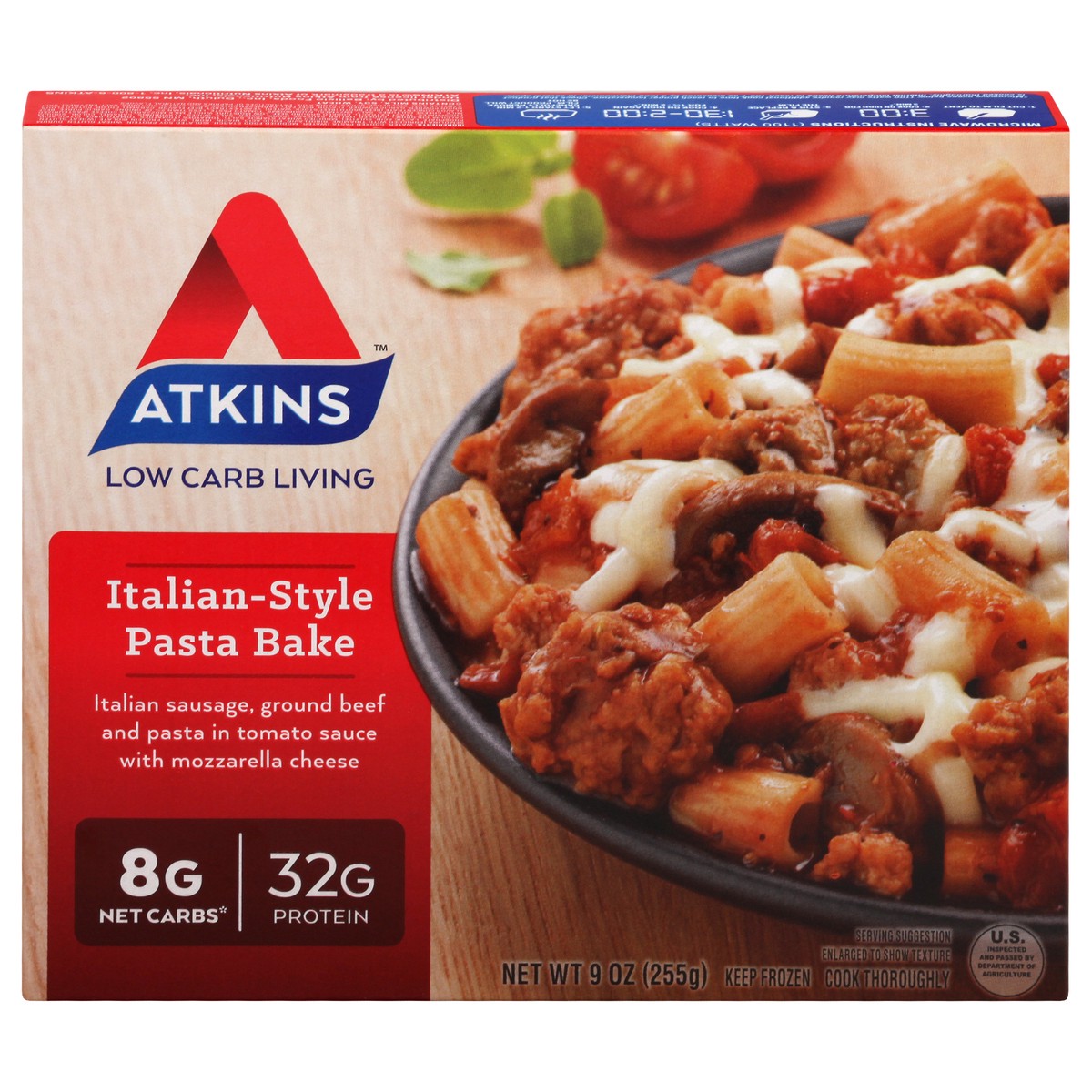 slide 1 of 13, Atkins Pasta, 9 oz