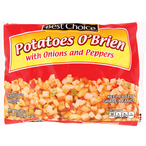 slide 1 of 1, Best Choice Potatoes O'brien, 28 oz