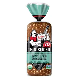 Dave's Killer Bread Bread, Organic, Sprouted Whole Grains, Thin-Sliced