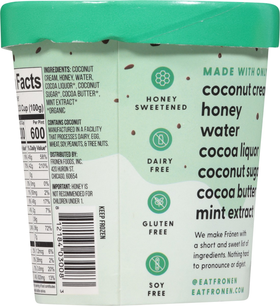 slide 5 of 13, Frönen Dairy Free Mint Chip Frozen Dessert 1 pt, 1 ct