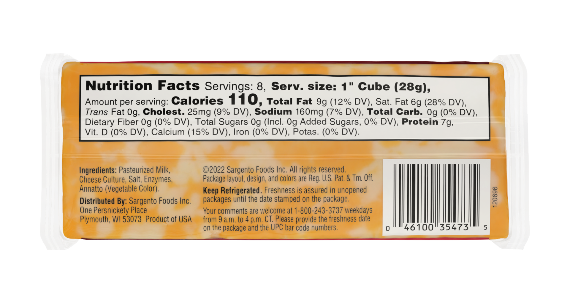 slide 3 of 5, Sargento Sharp Cheddar-Jack Natural Cheese, 8 oz