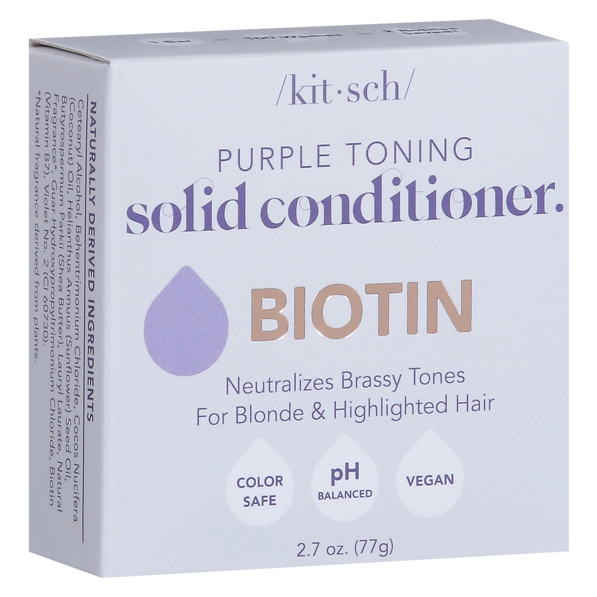 slide 6 of 9, Kitsch Purple Toning Solid Conditioner 2.7 oz, 2.7 oz
