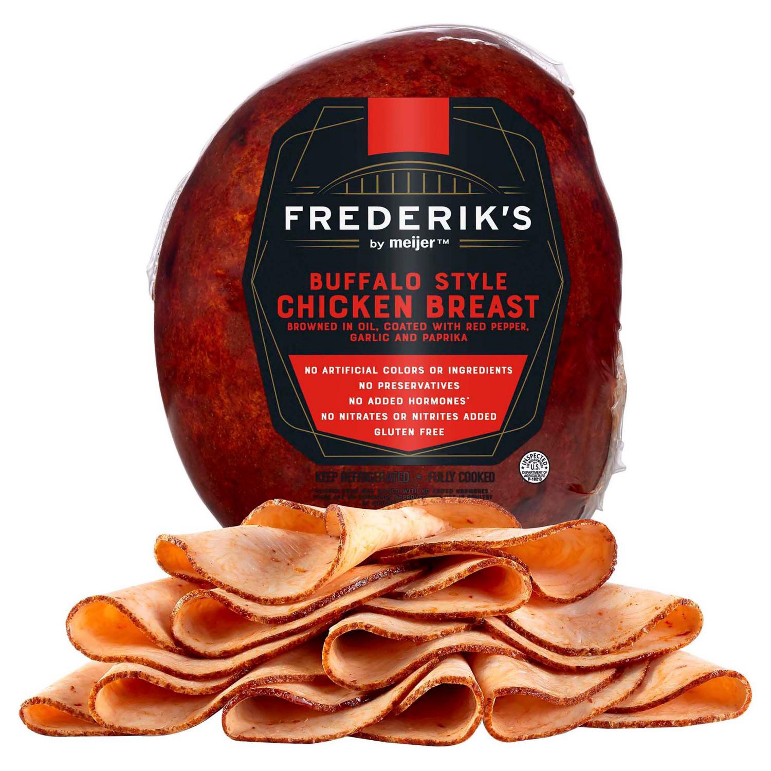 slide 1 of 3, FREDERIKS BY MEIJER Frederik's By Meijer Buffalo Style Chicken Breast, per lb