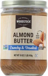 Woodstock Crunchy Almond Butter 16 oz