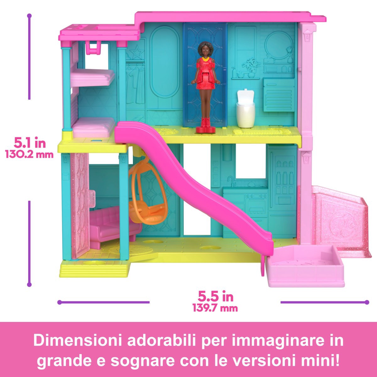 slide 20 of 29, Barbie MATTEL GAMES Mini BarbieLand House Assortment, 1 ct