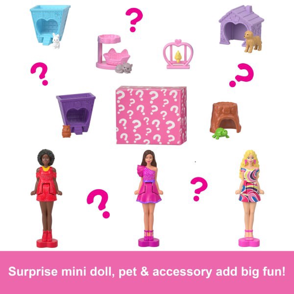 slide 2 of 29, Barbie MATTEL GAMES Mini BarbieLand House Assortment, 1 ct