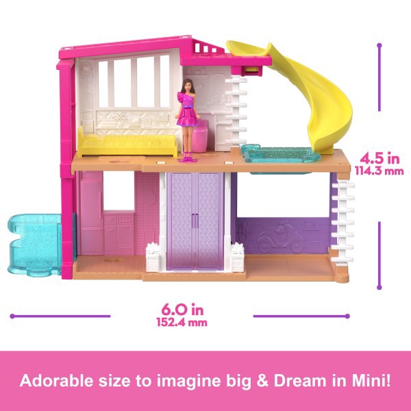 slide 3 of 29, Barbie MATTEL GAMES Mini BarbieLand House Assortment, 1 ct