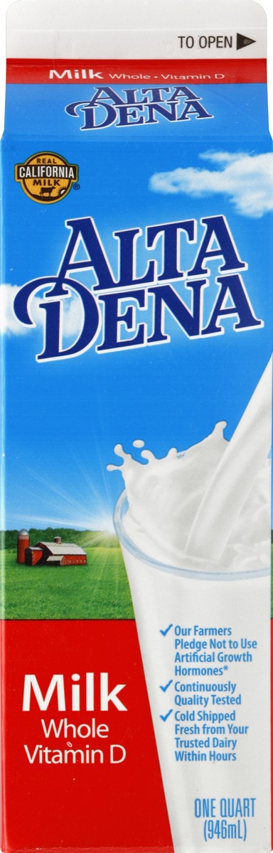 slide 3 of 5, Alta Dena Milk 1 qt, 32 oz