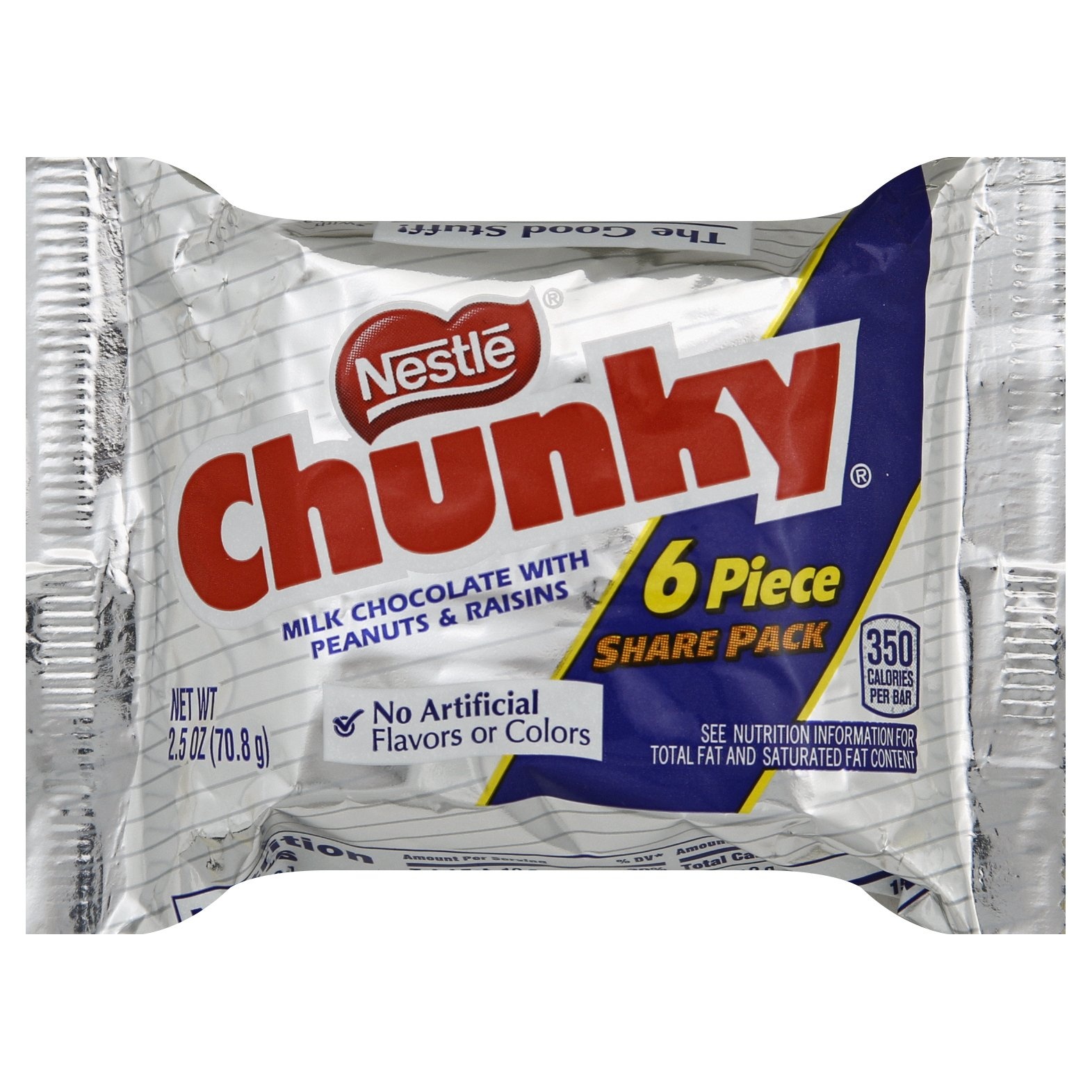 slide 1 of 1, Nestle Chunky 6 Piece Share Pack, 2.5 oz