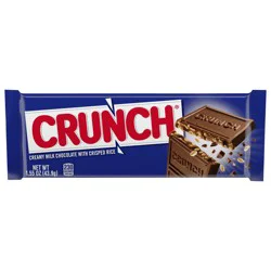 CRUNCH Milk Chocolate and Crisped Rice Full Size Candy Bar